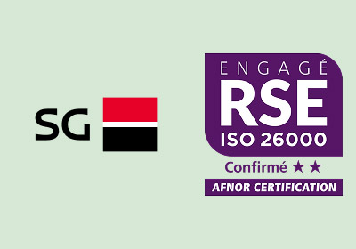 SG obtient le label "Engagé RSE" niveau confirmé, décerné par AFNOR Certification